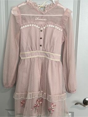 Romantic Dusky Pink Liz Lisa Dress